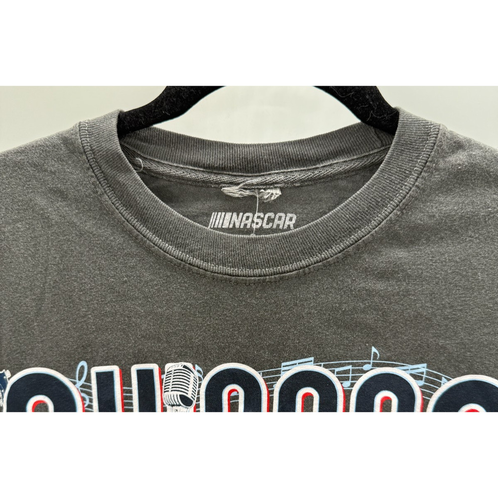NASCAR Chicago Street Race Weekend Concert T Shirt Size Small 2024 Grey New - Picture 3 of 8